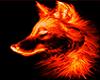 fire wolf sticker
