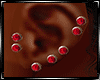 Red/G Piercing Earrings