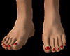 Sexy Feet w Red Toenails