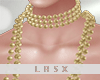 * Gold Pearl Necklaces