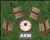 AKM Coffee Chair Set