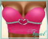 ~T~Heart Shorty Top Pink
