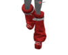 Red Boots + Garters