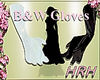 HRH Bling B&W Gloves