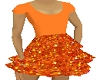 girls dress orange
