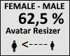 Avatar scaler 62,5%