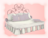 A: lilac brass bed
