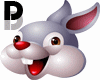 [D] Rabbit Sticker
