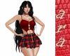 corset red noel sexy