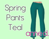 Spring Pants Teal