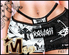 Kpop Misfits Skirt White