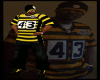 BLCK #36 Steelers Jersey