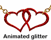 2 hearts necklace ANI F