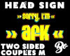 *BO HEAD SIGN M