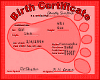 Candy's Birth Certifff