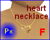 Px Heart necklace