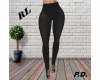 (M) Black Pants RL