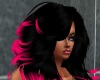 black pink hair