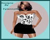 white&BlackCocktail Dres