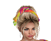 tie dye blonde hair