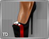 Black Red Heel