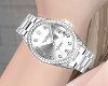 KTN Silver Diamond Watch