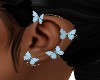 BLUE Butterfly Earrings