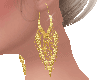 Spear  Earrings Gold