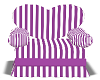 heart chair purple