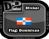 [D2] Flag Dominican
