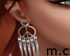 peace earrings