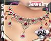 [SY]royal pink Necklaces
