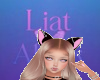Black Pink Kitty Ears