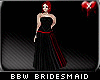 BBW Gothic Bridesmaid