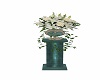 floral pedestal