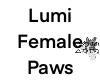 Lumi Female Hand Paws