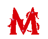 Letter M (2) Red Sticker