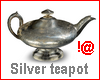 !@ Silver teapot