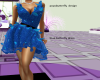 blue butterfly dress