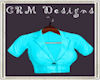 (CRM) Frost Blue Top