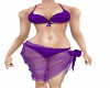 purple bikini set
