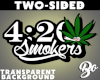 *BO 2-SIDED 420 RM SIGN