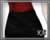 KE~ Sateen Black Skirt
