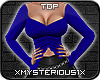 [X] Gypsy Top - Blue