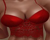 +LACEY TOP RED+