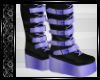 CE Purple & Black Boots