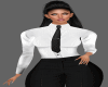 Necktie Blouse And Pants