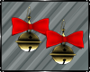 Christmas bell earrings