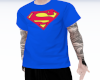 Superman TShirt + Tats