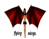 orange vamp wings,